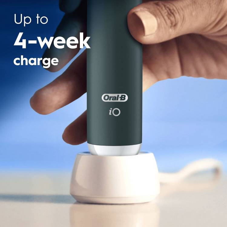 Oral-B iO2 electric toothbrush forest green with travel case, UK version