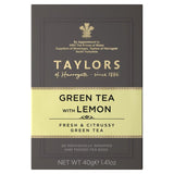 Taylors Green Tea with Lemon Teabags 20 per pack GOODS M&S