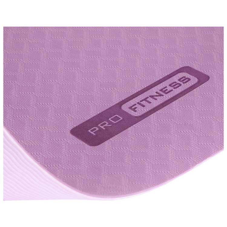 Pro Fitness pink TPE yoga mat 5mm - British product