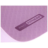Pro Fitness pink TPE yoga mat 5mm - British product
