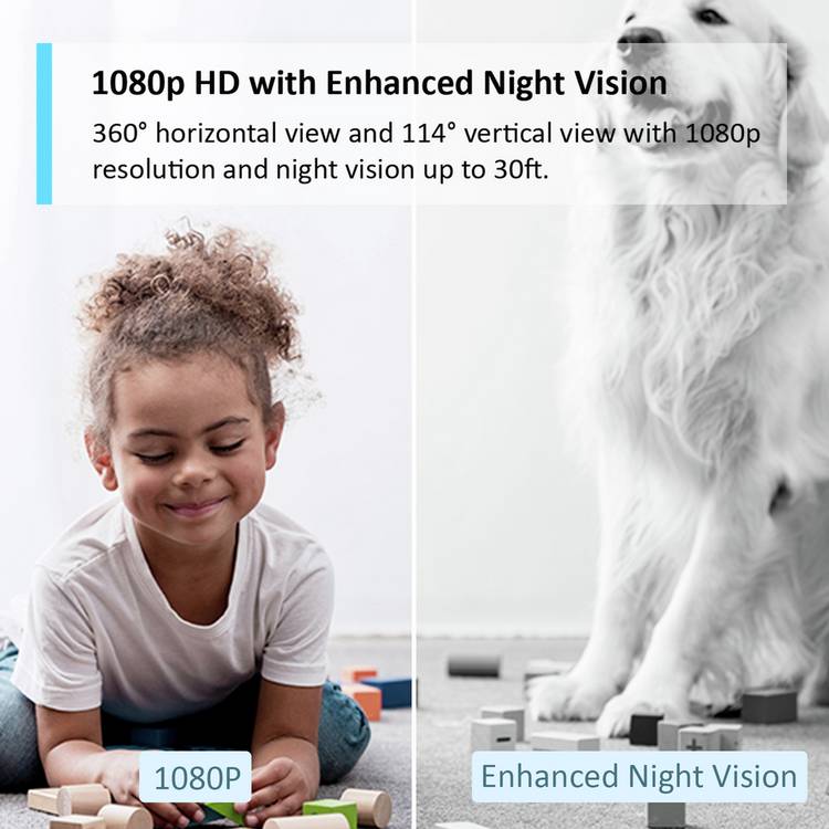 TP-Link Tapo C200 pan tilt security camera 1080p - British product