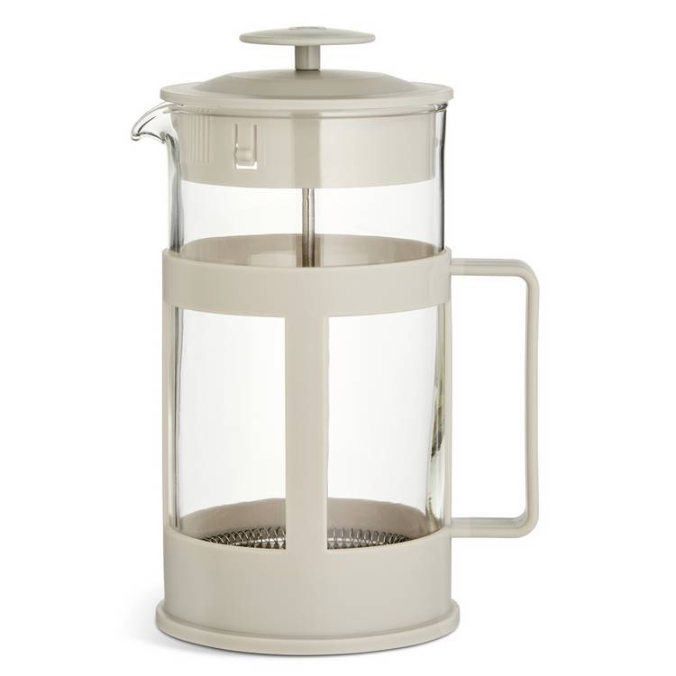 Habitat 8 cup plastic cafetiere 1 litre grey, UK version