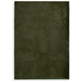 Habitat moss green short pile rug 150x80cm - British product