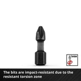 Einhell 28-piece drill bit set in storage case - British product