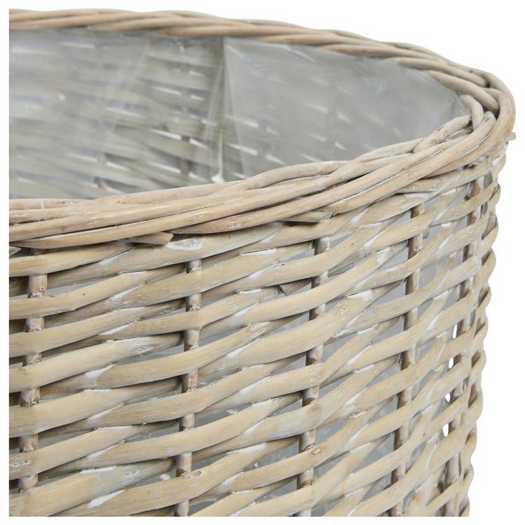 Argos Home willow planter set of 3 woven planters - British product