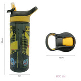 Hox Pokémon Pikachu black sipper water bottle 600ml, imported from the UK