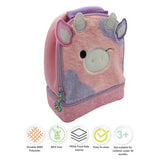 Squishmallows Patty the Cow furry lunch bag, imported from the UK