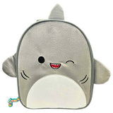 Argos Squishmallows Gordon the Shark Furry Lunch Bag 24.5x20x9cm- Buy online at McGrocer