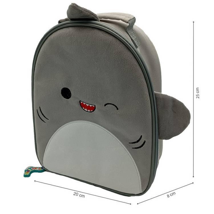Hox Squishmallows Gordon the Shark furry lunch bag - British product