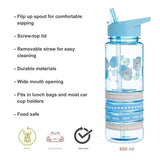 Hox Squishmallows Gordon the Shark sipper water bottle 580ml, UK version