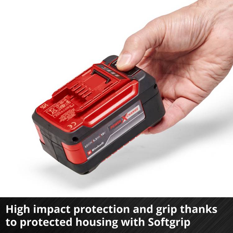 Einhell Power X-Change 18V 5.2Ah battery pack, imported from the UK