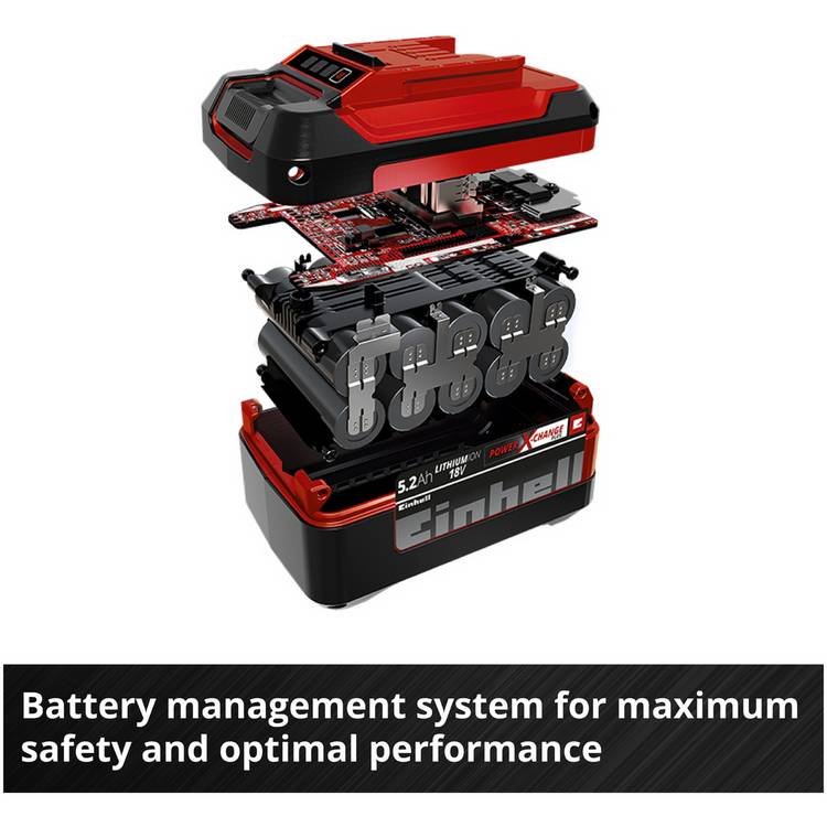 Einhell Power X-Change 18V 5.2Ah battery pack, imported from the UK