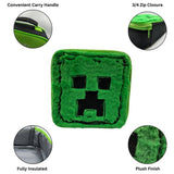 Hox Minecraft Creeper faux fur lunch bag, UK version