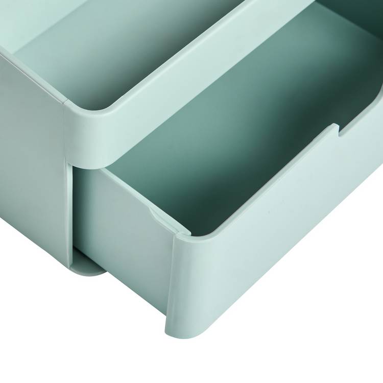 Argos Home cosmetics desktop organiser soft green - British product
