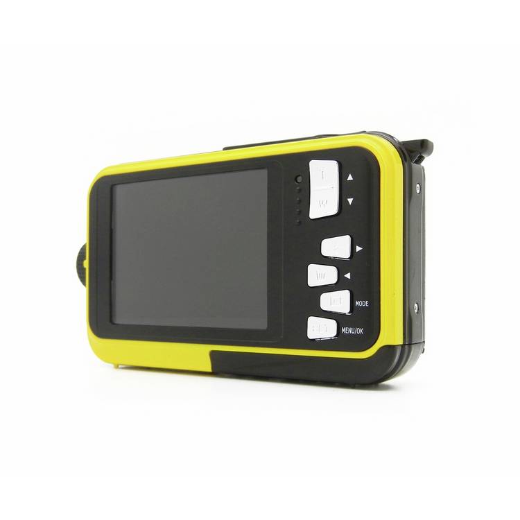 GoXtreme Reef dual screen action camera yellow - British product