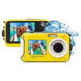 GoXtreme Reef dual screen action camera yellow - British product