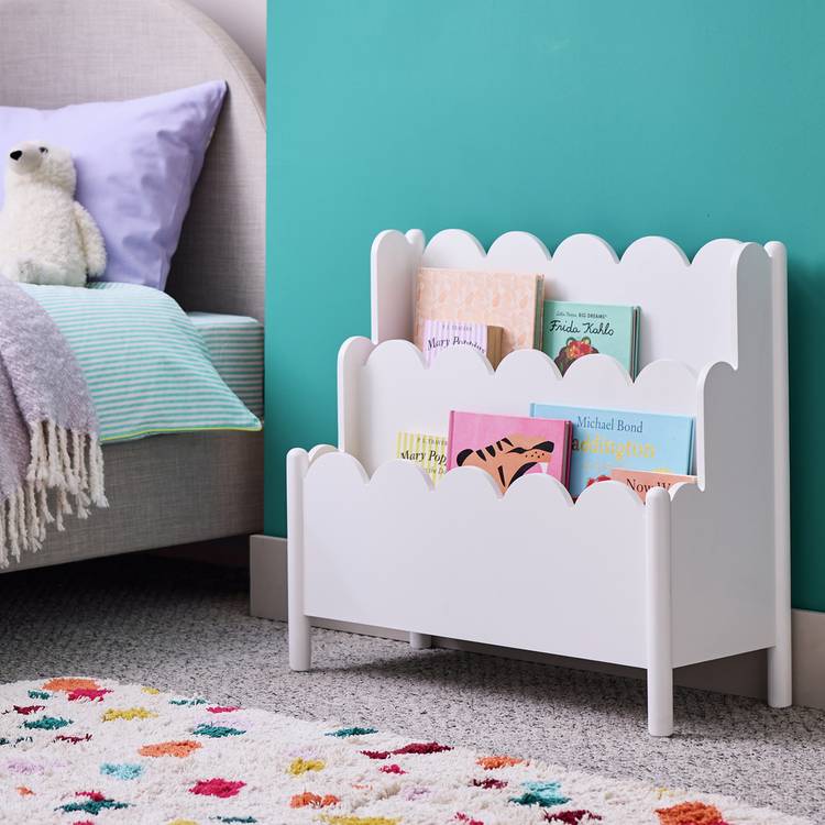 Habitat Kids Scalloped Bookcase white - British product