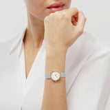 Radley stone set watch with silver mesh strap 27mm, UK version