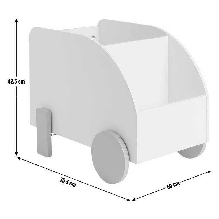 Habitat kids storage trunk white 65 litre - British product