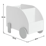 Habitat kids storage trunk white 65 litre - British product