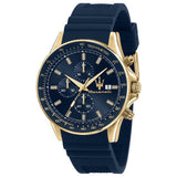 Argos Maserati Sfdia Blue Dial Blue Stainless Steel Chronograph Watch 44mm- Buy online at McGrocer