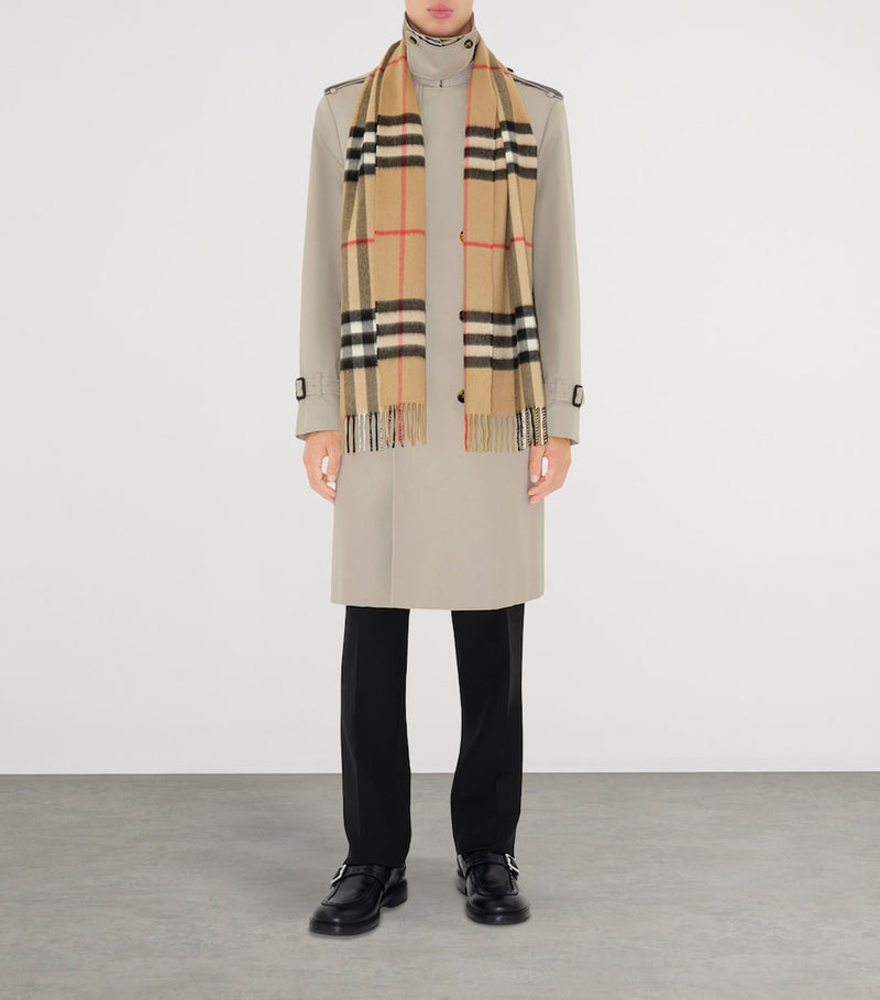 Burberry cashmere check scarf 168cm x 30cm - British product