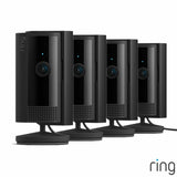 Costco UK Ring Wired Indoor Security Camera 4 Pack Black- Buy online at McGrocer