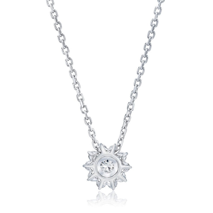 Costco 0.50ctw diamond pendant 14ct white gold, UK version