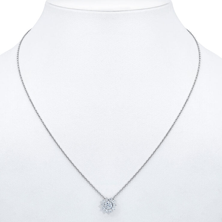 Costco 0.50ctw diamond pendant 14ct white gold, UK version