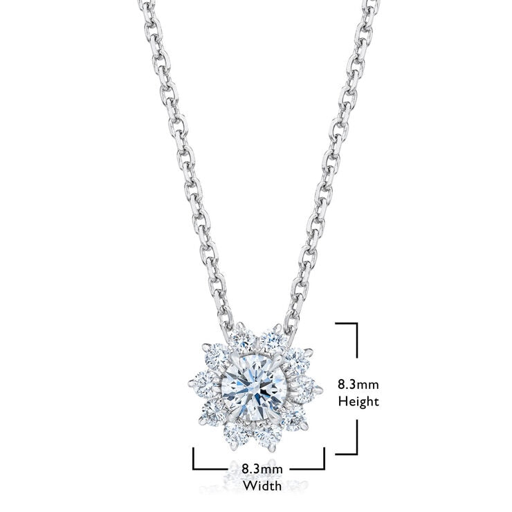 Costco 0.50ctw diamond pendant 14ct white gold, UK version