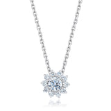 Costco UK Costco 0.50ctw Round Brilliant Cut Diamond Pendant in 14ct White Gold- Buy online at McGrocer