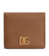Harrods Dolce&Gabbana Calfskin French Flap Wallet 8cm x 10.5cm- Buy online at McGrocer