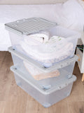 Wham clear 45L stackable storage boxes set of 3, UK version