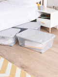 Wham clear 45L stackable storage boxes set of 3, UK version