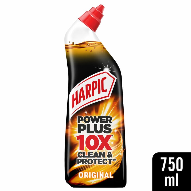 Harpic liquid toilet cleaner Freshening 6 x 750ml, UK version