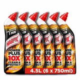 Harpic liquid toilet cleaner Freshening 6 x 750ml, UK version