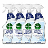 Costco UK Dettol Antibacterial Surface Cleanser Disinfectant Spray 4 x 750ml- Buy online at McGrocer