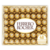 Ferrero Rocher 48 piece chocolate gift box with hazelnuts, 600g - British product
