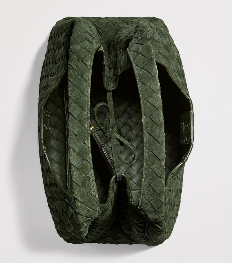 Bottega Veneta large suede Campana shoulder bag, UK version