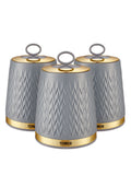 Tower grey Empire storage jars 1.3L (British brand)