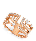 MARLI New York rose gold diamond ring, UK version