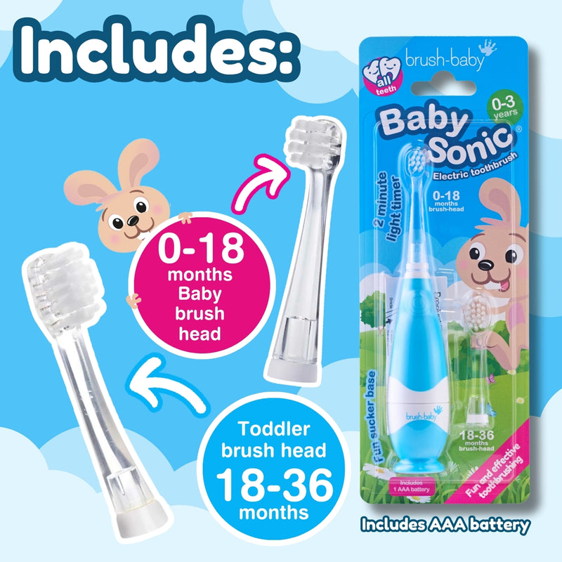 BabySonic toothbrush blue 0-3 years, UK version