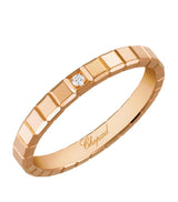 Harrods Chopard Yellow Gold and Diamond Ice Cube Ring- Buy online at McGrocer