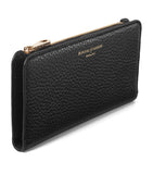 Aspinal of London large grained leather Mayfair purse, imported from the UK