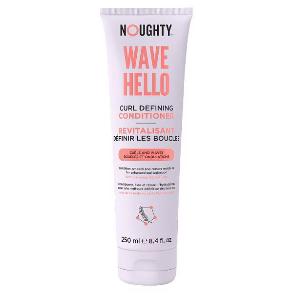 Noughty Wave Hello curl defining conditioner 250ml, imported from the UK