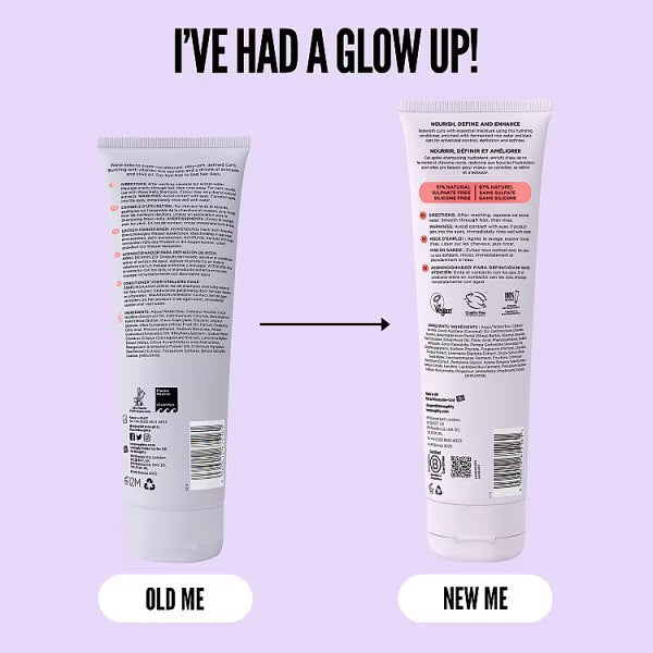 Noughty Wave Hello curl defining conditioner 250ml, imported from the UK