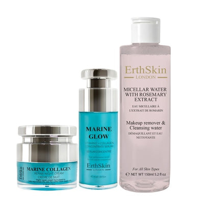 Superdrug ErthSkin Marine Glow Anti-Aging Skincare Set 3 Piece- Buy online at McGrocer