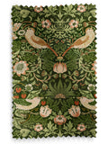 William Morris roman blind Strawberry Thief velvet, imported from the UK
