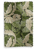 William Morris Green Acanthus made to measure Roman blinds, UK version