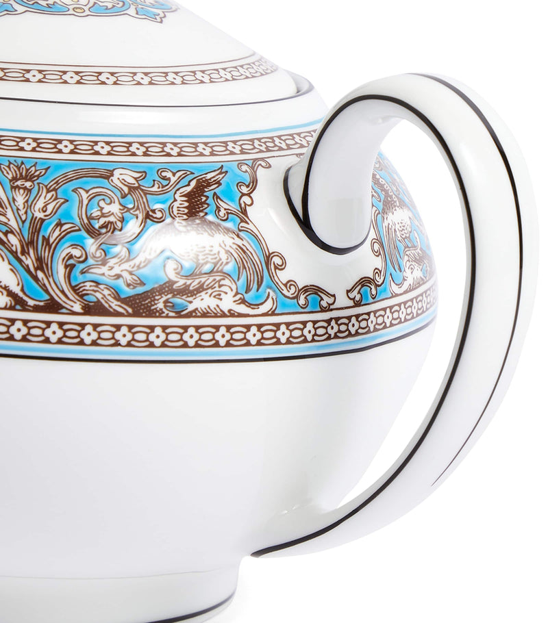 Wedgwood Florentine Turquoise Teapot 800ml (British brand)